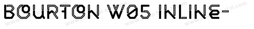 Bourton W05 Inline字体转换